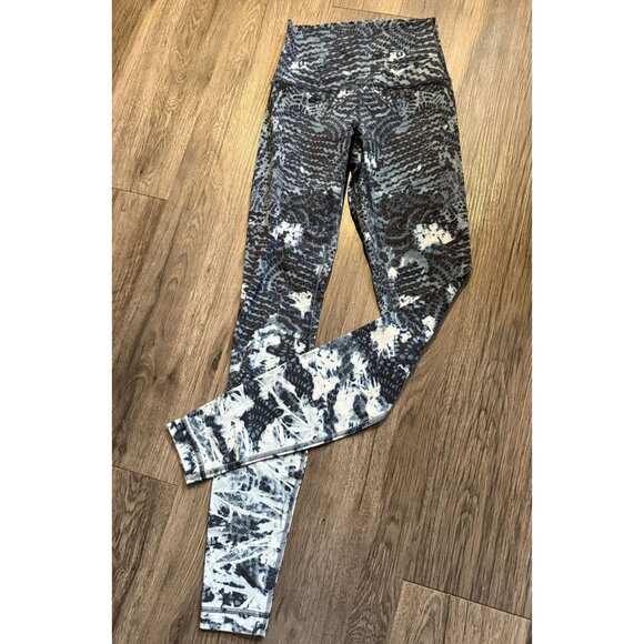 Lululemon Womens Align Pant 28” in Indigo Lace Starlight Multi Size 2 Athleisure - Picture 1 of 9